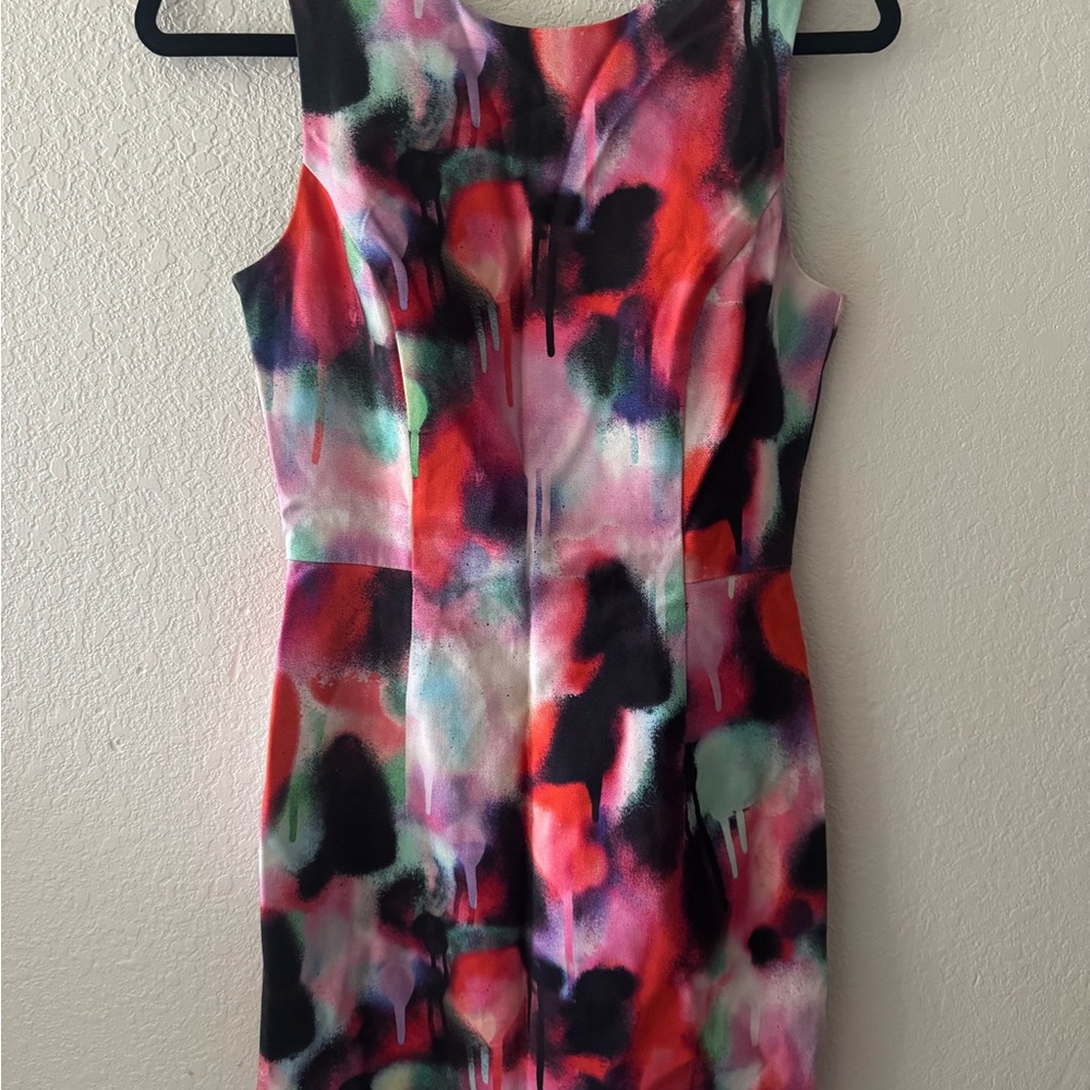French Connection Vibrant Multicolor Mini Dress